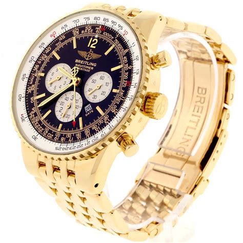 breitling navitimer world gold|breitling navitimer price guide.